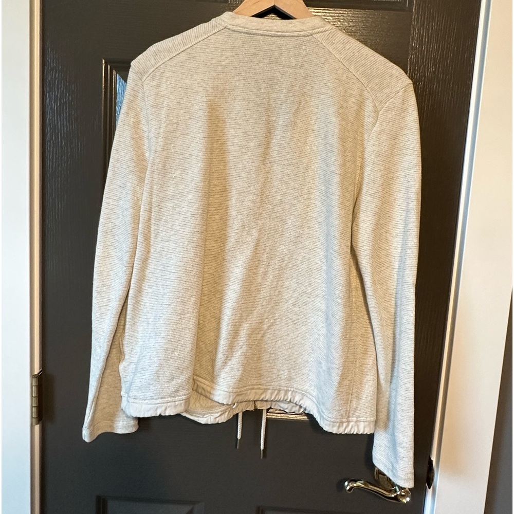 Tommy Hilfiger Gray Zip Up Jacket SIZE L - Picture 3 of 7